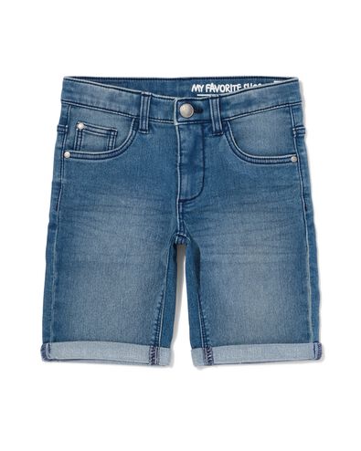 short enfant jogdenim bleu moyen bleu moyen - 30779724MIDBLUE - HEMA