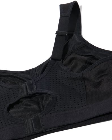 soutien-gorge de sport non préformé sans armatures - support élevé noir noir - 1000011982 - HEMA