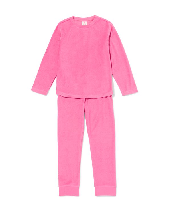 pyjama enfant tissu &eacute;ponge rose rose - 23099580PINK - HEMA