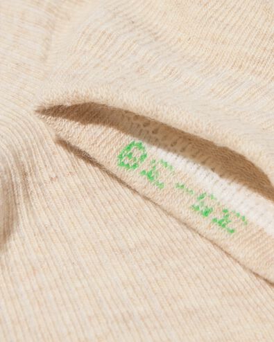 Damen-Kurzsocken gerippt beige beige - 4280950BEIGE - HEMA