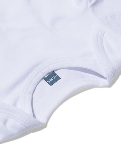 Zwei Bodys - Bio-Baumwollstretch wei&szlig; wei&szlig; - 1000005201 - HEMA