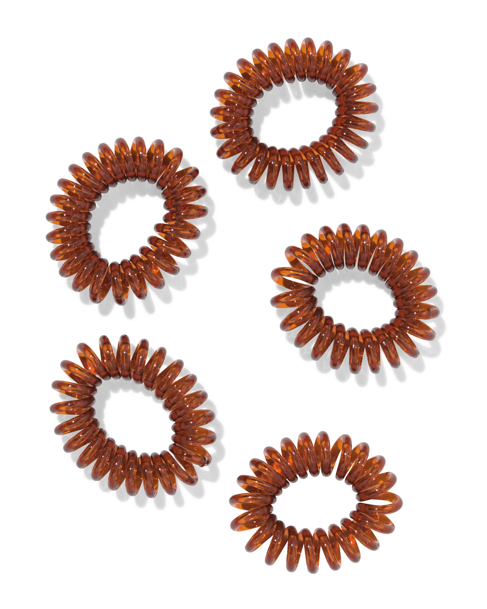 5-pak spiraal elastiekjes - 11873048 - HEMA