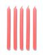 12 bougies longues Ø2.2x29 orange fluo - 13502982 - HEMA
