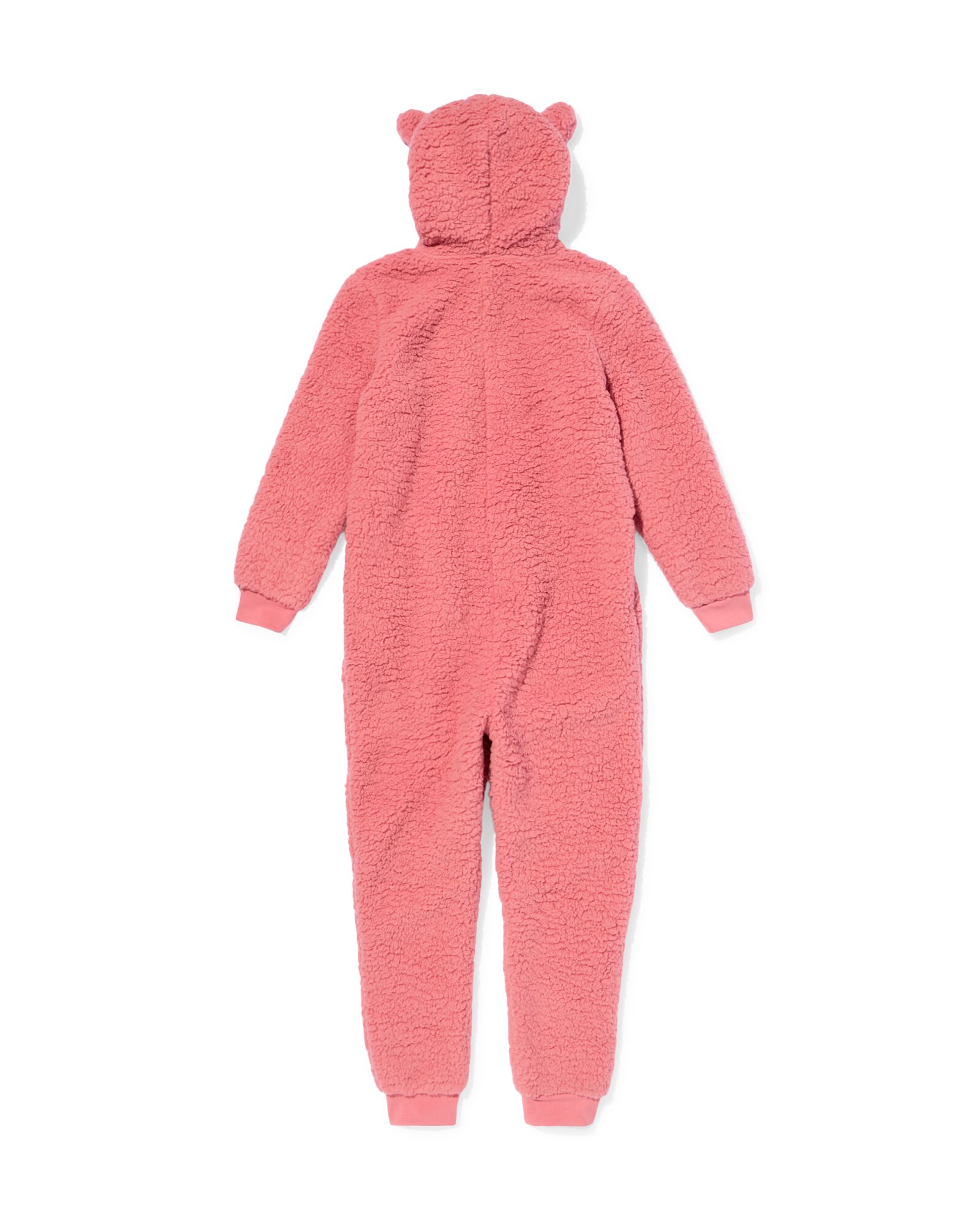 onesie enfant peluche rose - 23002340PINK - HEMA