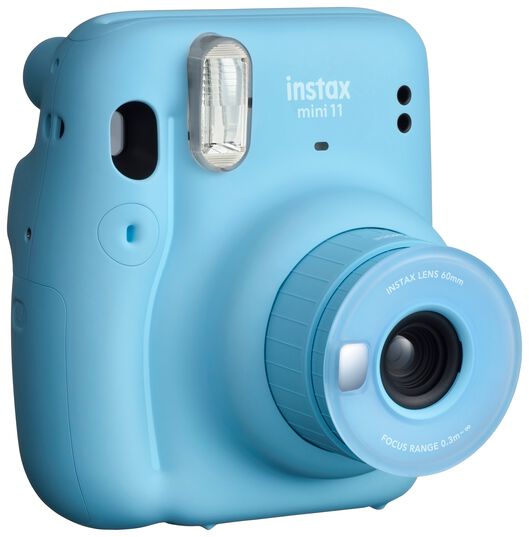 Fujifilm Instax Mini 11 Sofortbildkamera hellblau Mini 11 - 60390003 - HEMA
