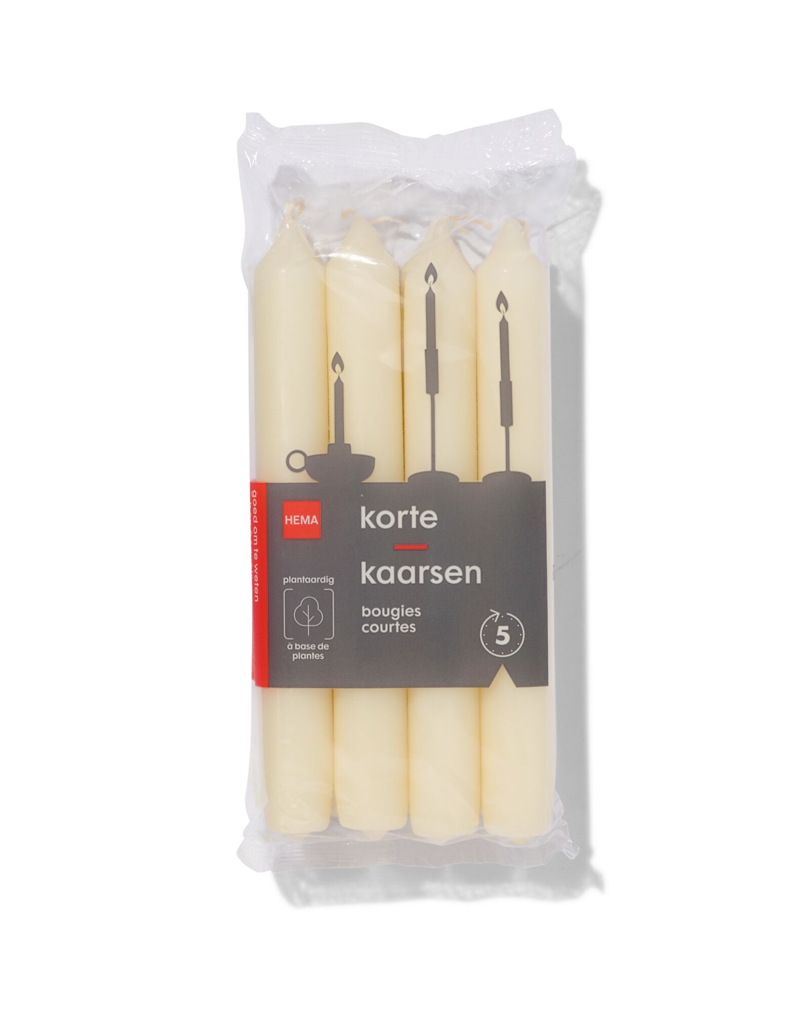 8 bougies longues &Oslash;2x17 ivoire - 13501931 - HEMA