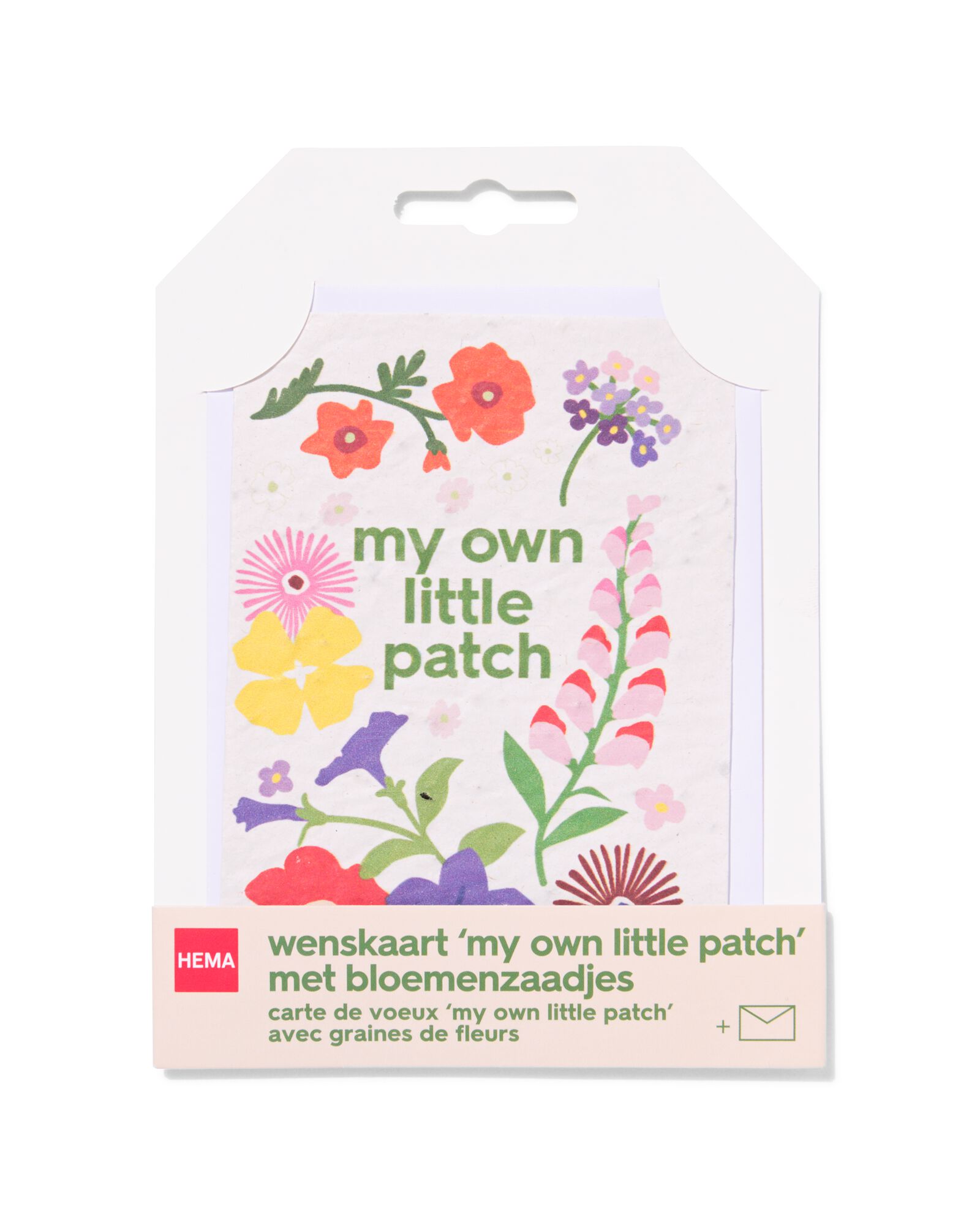 carte de v&oelig;ux "own little patch" avec graines - 41800635 - HEMA