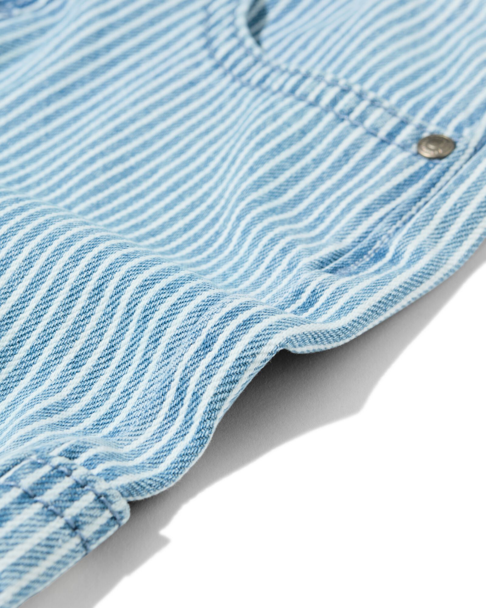 short enfant coupe droite rayures bleu bleu - 30721104BLUE - HEMA