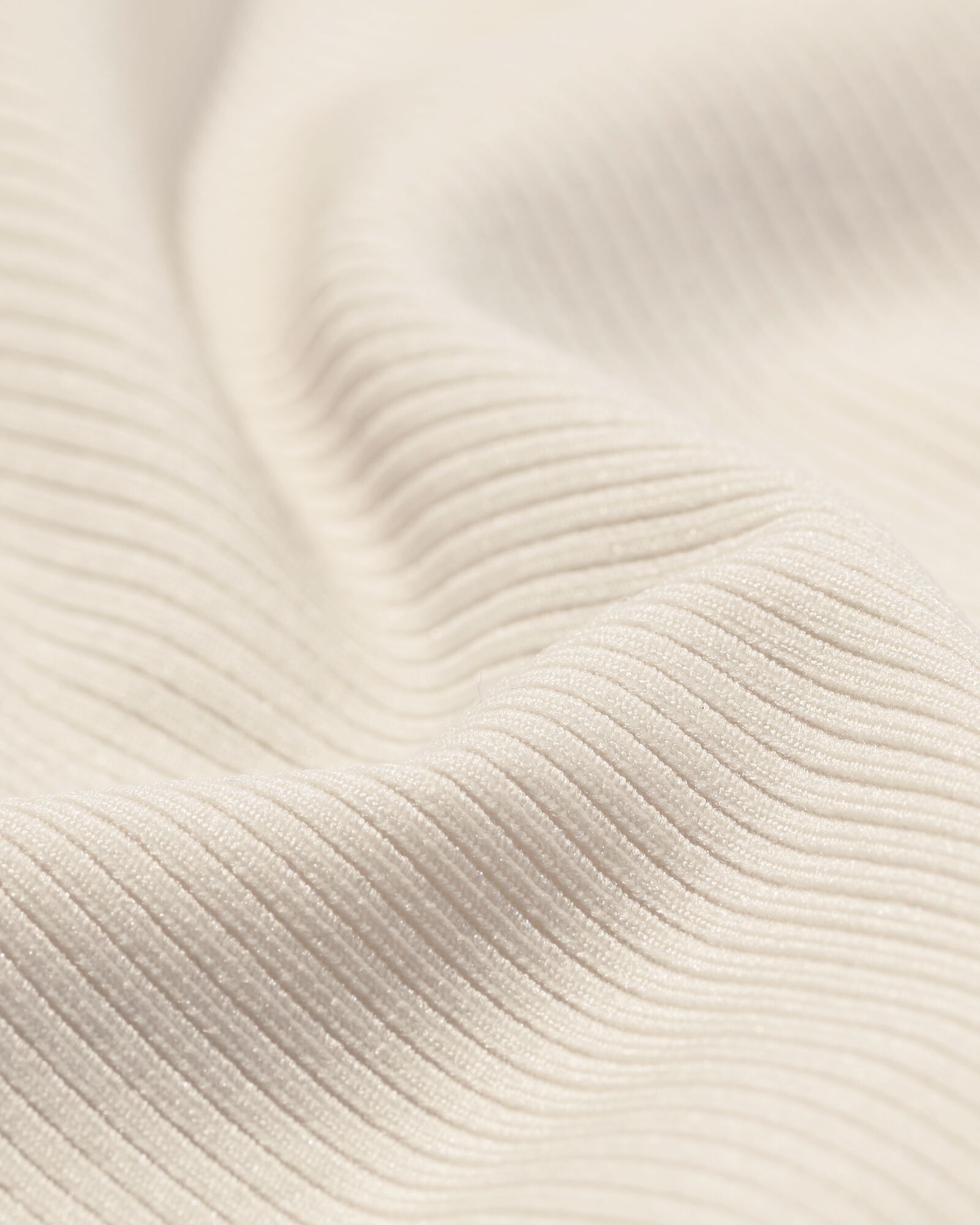 slip femme taille haute microfibre c&ocirc;tel&eacute; confort ultime blanc cass&eacute; - 19640655OFFWHITE - HEMA