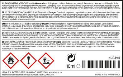 kit de r&eacute;paration pneus - 41198013 - HEMA