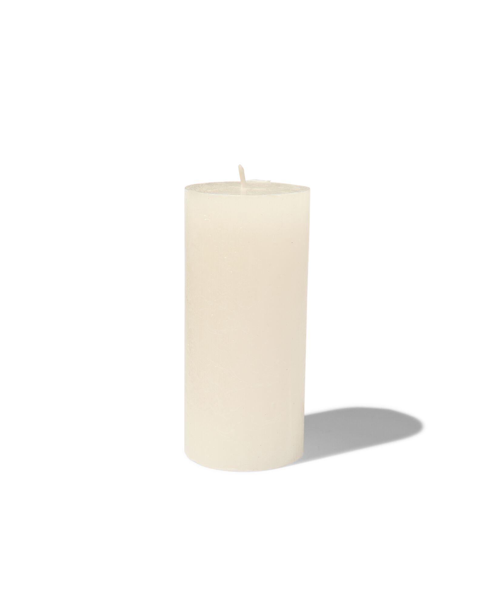 bougie rustique 11 x 5 cm ivoire 5 x 11 - 13503391 - HEMA