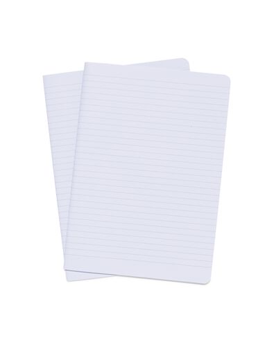 2 recharges feuilles lign&eacute;es A5 pour carnet - 14170082 - HEMA