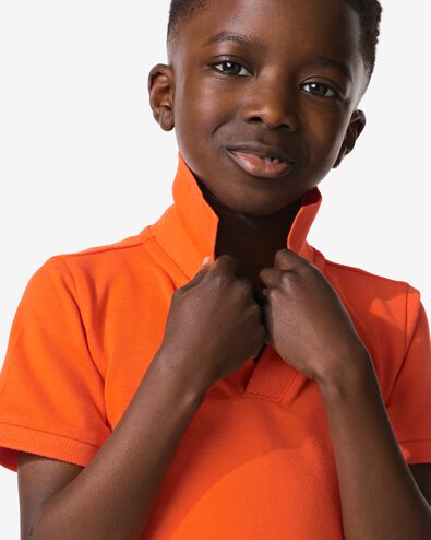 Kinder-Poloshirt, K&ouml;nigstag orange orange - 30714002ORANGE - HEMA