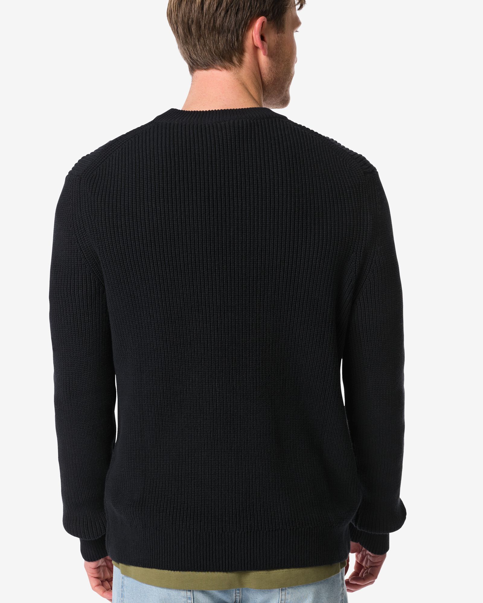 pull homme Kas noir noir - 2170270BLACK - HEMA