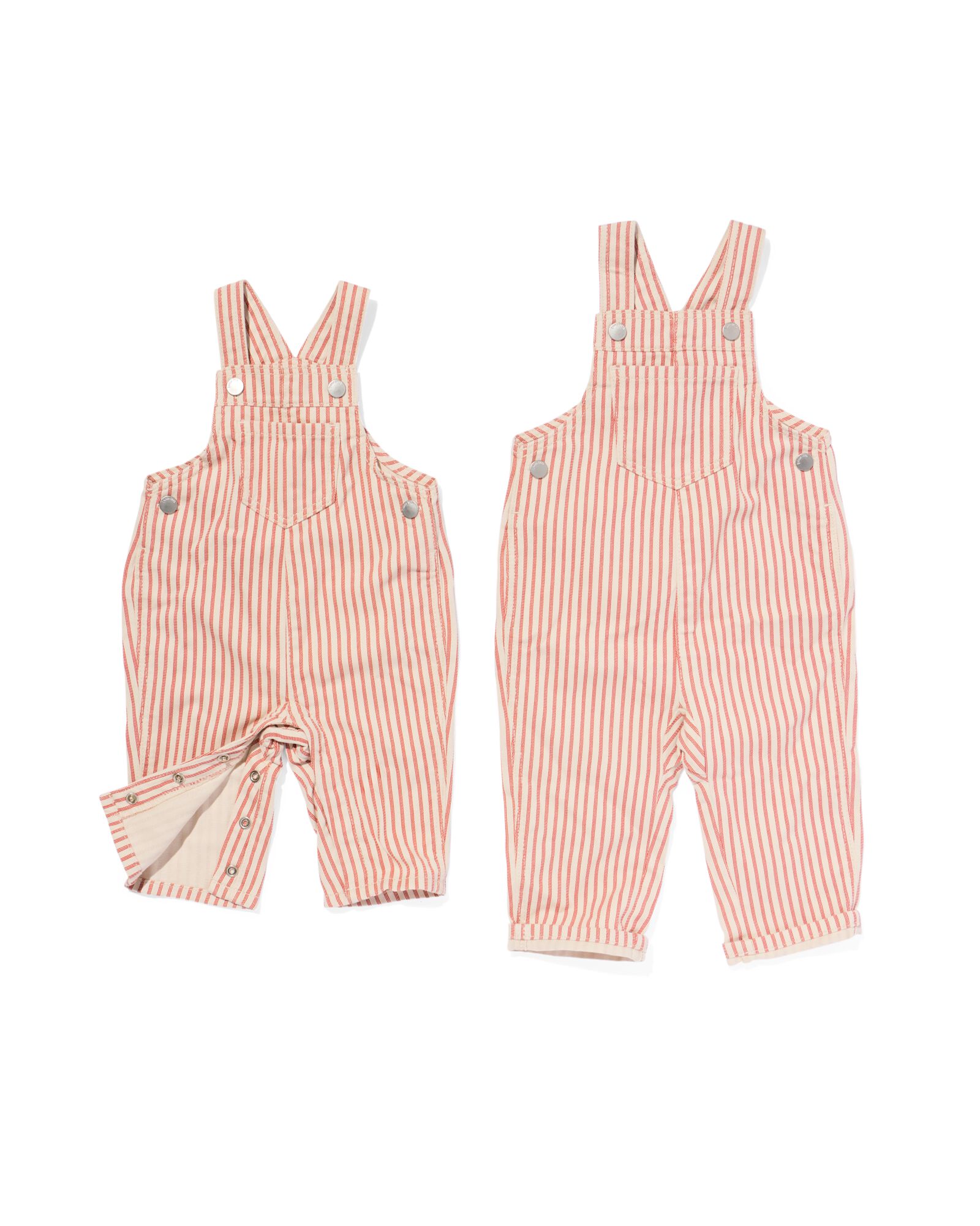 Baby-Latzhose mit Streifen braun - 33124370BROWN - HEMA