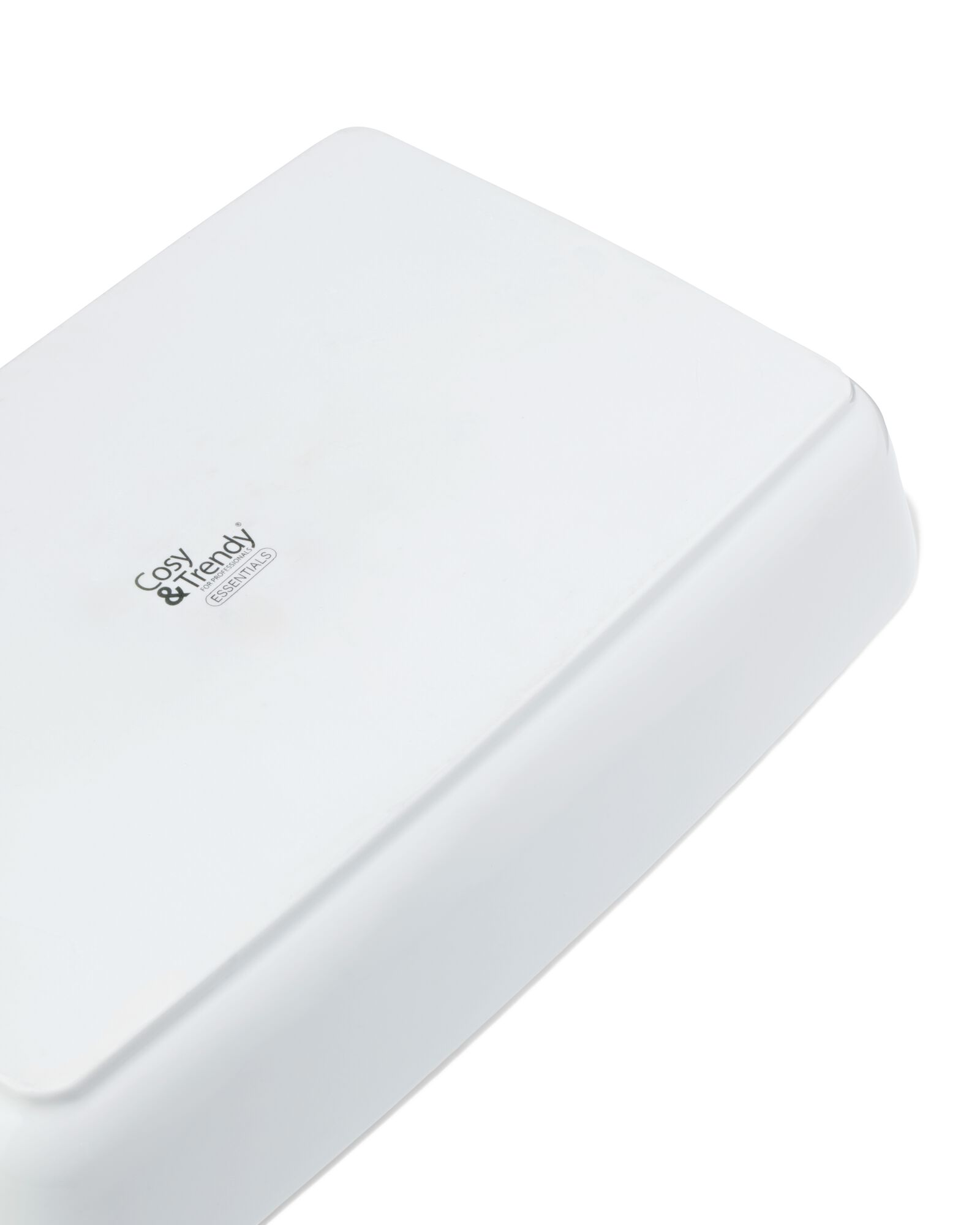 plat de cuisson au four 31x19x5,5 cm porcelaine blanche - 80140022 - HEMA