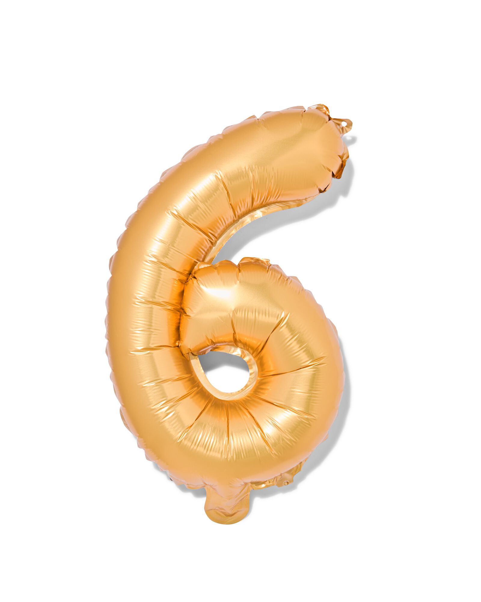 Folienballon 6 gold 6 - 14200271 - HEMA