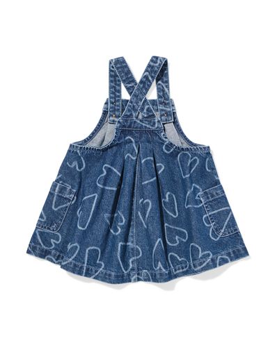 robe b&eacute;b&eacute; jean c&oelig;urs denim - 33027470DENIM - HEMA