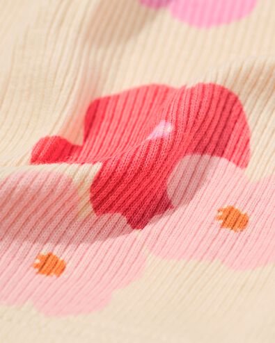 Kinder-Boxershorts, gerippt, gebl&uuml;mt &ndash; 3 St&uuml;ck hellrosa hellrosa - 19300940LIGHTPINK - HEMA