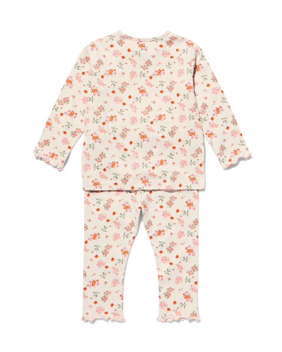 Baby-Pyjama, Baumwolle, Blumen grün grün - 1000030058 - HEMA