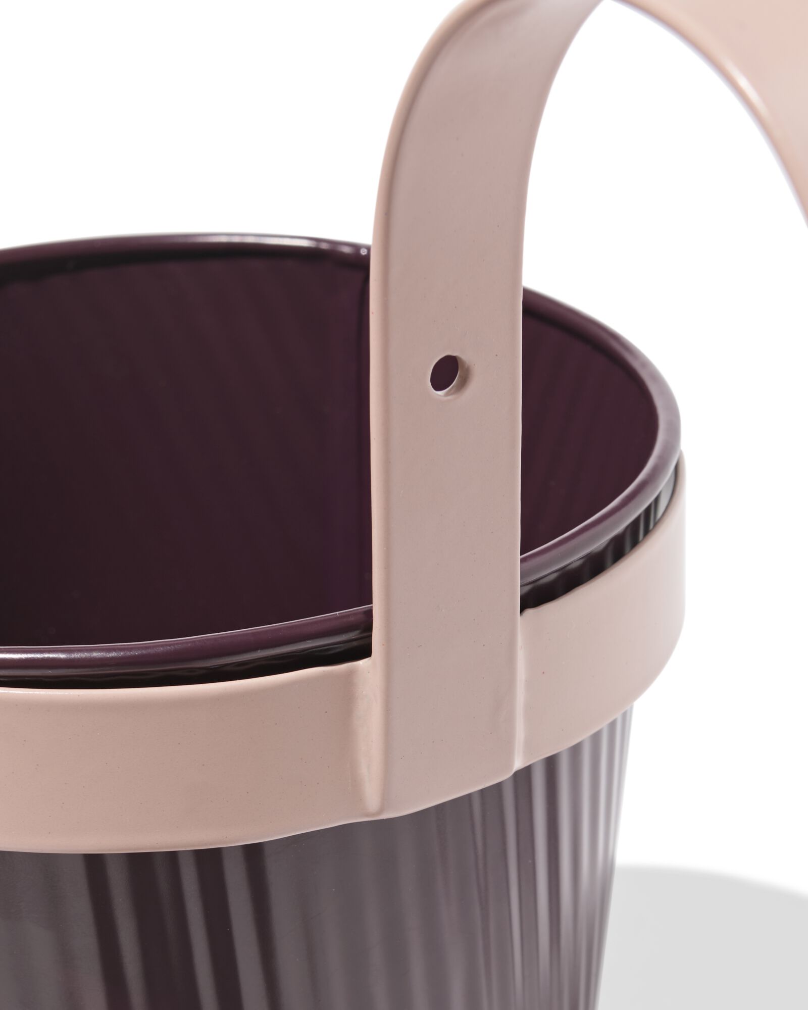 jardini&egrave;re balcon 13x21x21cm avec crochet violet - 41822237 - HEMA