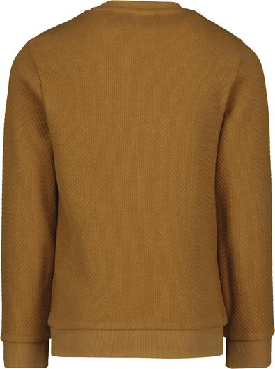 Kinder-Sweatshirt, Struktur braun - 1000025403 - HEMA