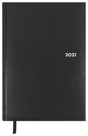 Kalender 2021, 24.5 x 17.5 cm, mehrsprachig, schwarz - 14622224 - HEMA