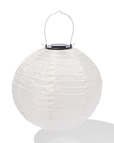 lanterne solaire 28 cm blanc - 41800152 - HEMA