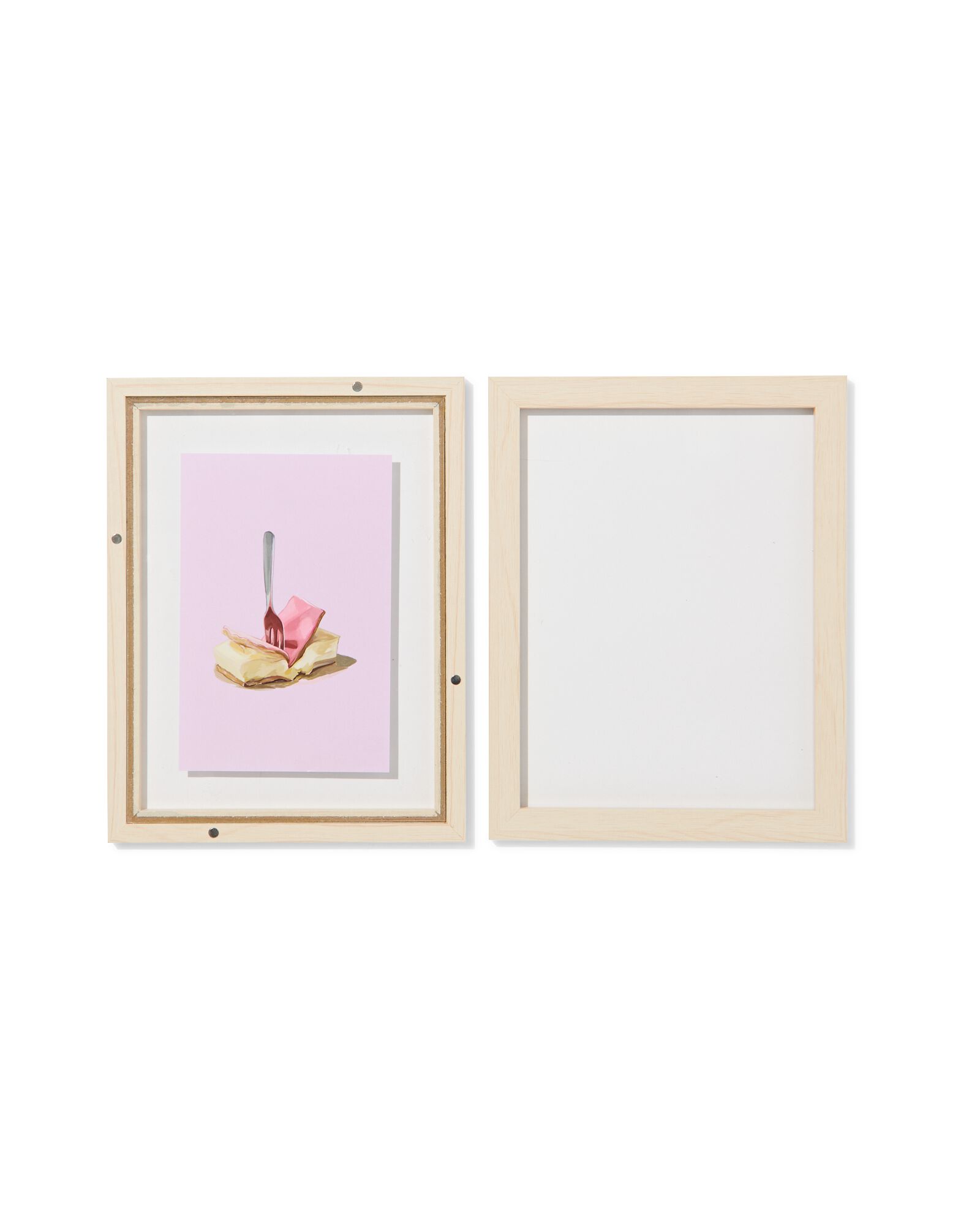 fotolijst 10x15cm hout zwevend - 13626063 - HEMA