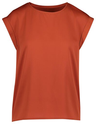 Damen-T-Shirt braun - 1000019617 - HEMA