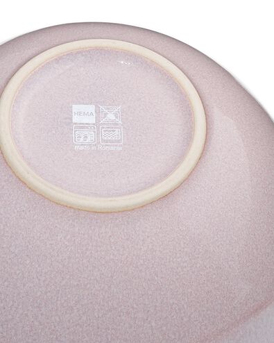 petit plat 16 cm Monaco &eacute;mail r&eacute;actif rose - 9650220 - HEMA