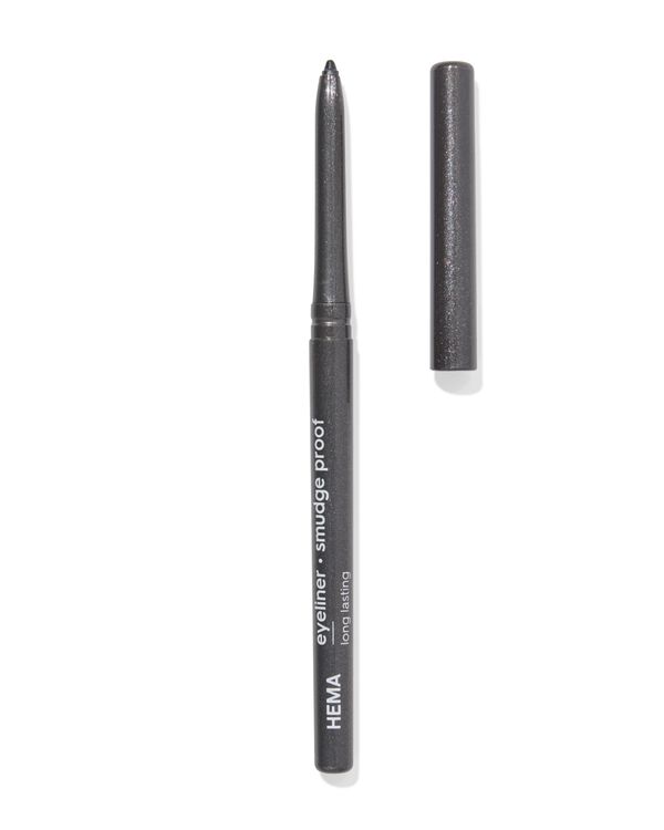 eyeliner waterproof metallic black - 11210252 - HEMA