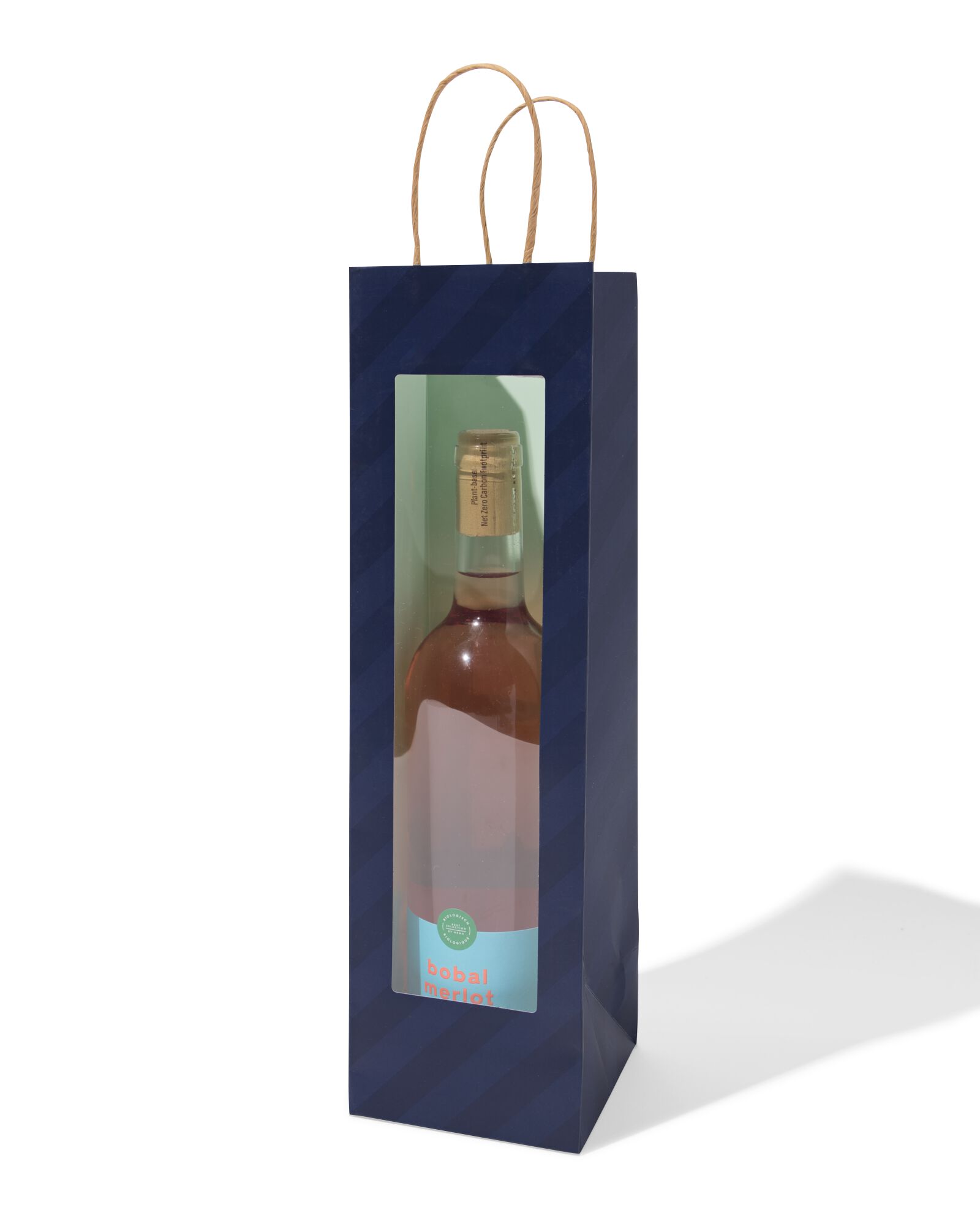 sac &agrave; vin avec fen&ecirc;tre bleu - 14710288 - HEMA