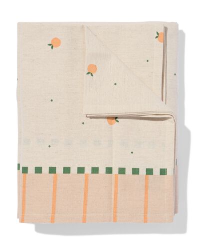 tafelkleed katoen sinaasappel - 41822224 - HEMA