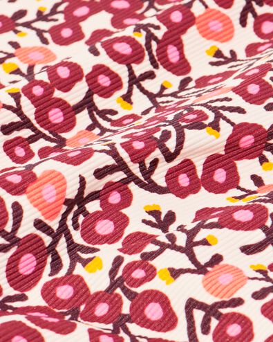 Damen-Bikinihose, gerippt, Blumen  bunt bunt - 22351960MULTI - HEMA