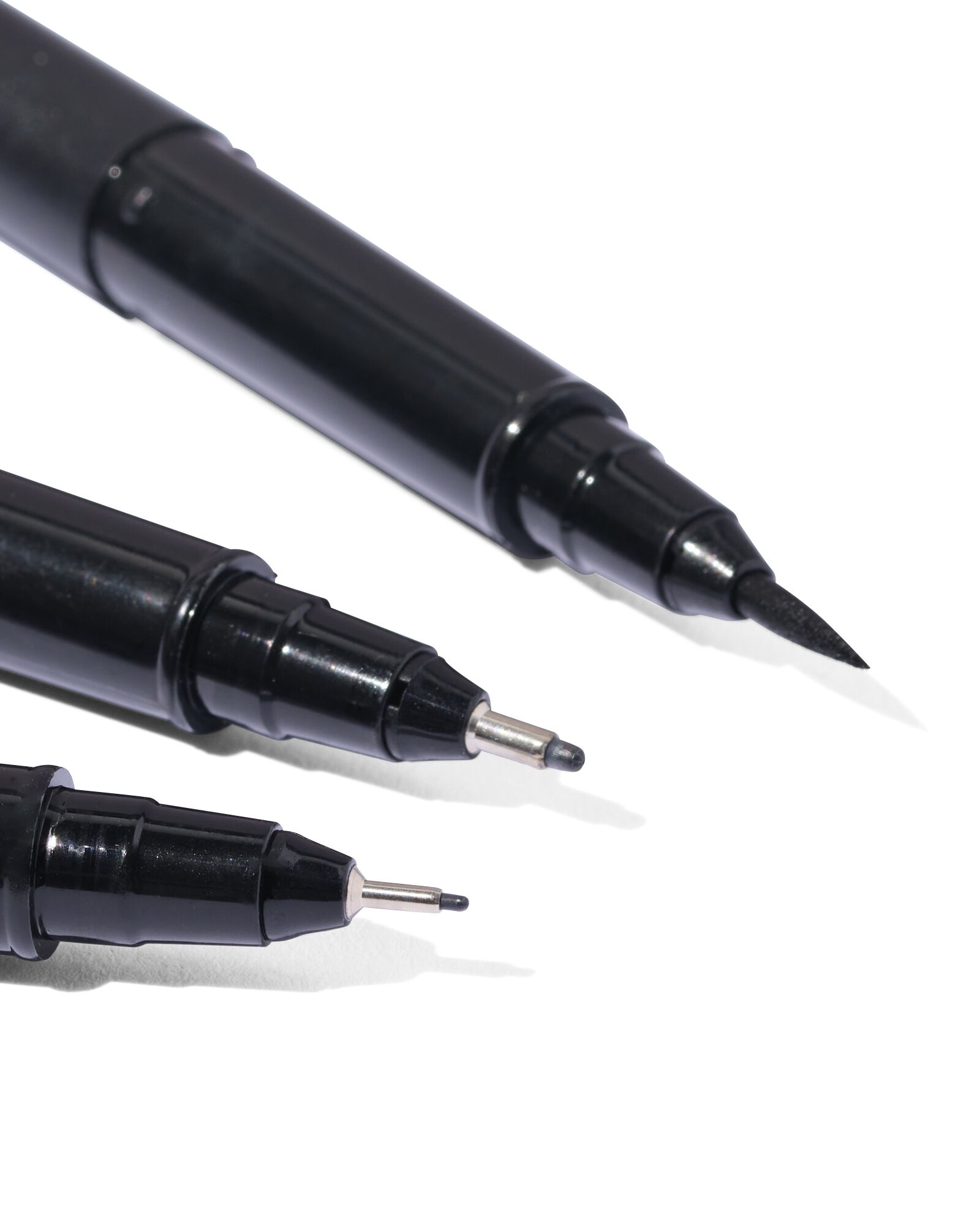 brushpen en fijnschrijvers - 3 stuks - 14470063 - HEMA