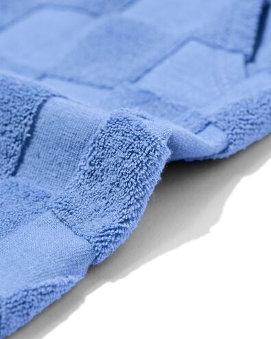kindershort regular fit badstof blokken blauw blauw - 30719708BLUE - HEMA