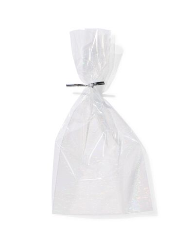 sachets de f&ecirc;te 22,5x22,5x11cm papier iris&eacute; - 8 pi&egrave;ces - 14250398 - HEMA