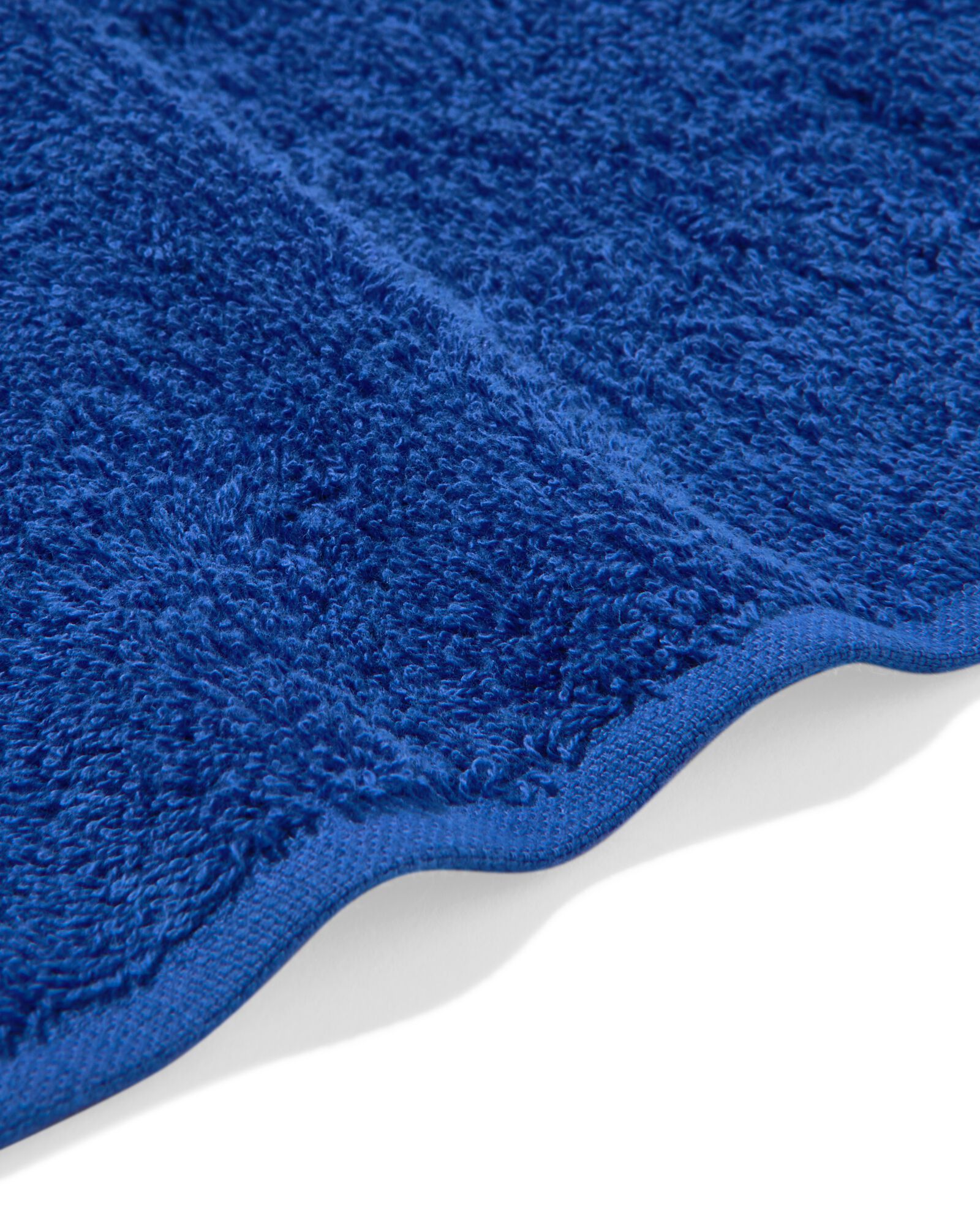 serviettes de bain - qualité épaisse bleu cobalt débarbouillettes 30 x 30 - 5282880 - HEMA