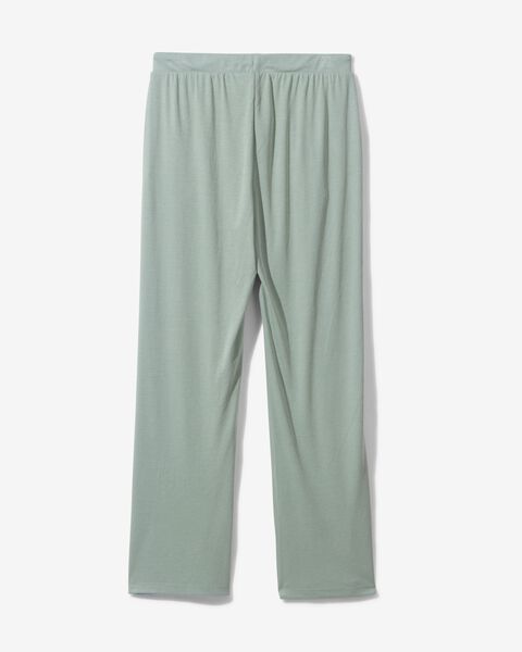 pantalon de pyjama femme avec viscose vert vert - 1000030247 - HEMA