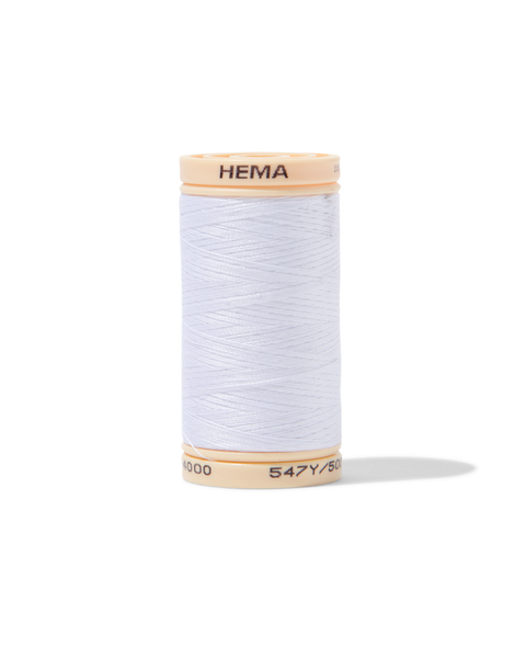 fil à coudre coton 500m blanc - 1461500 - HEMA