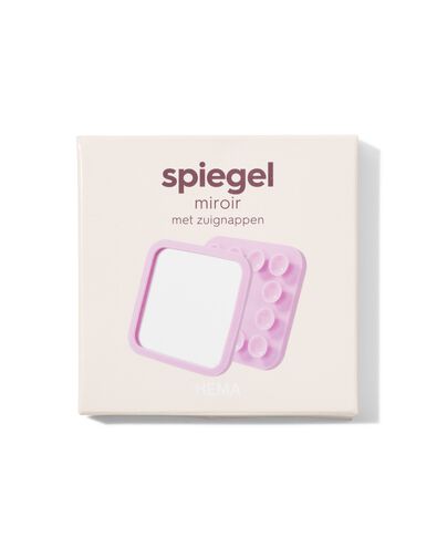 reisspiegel 7x7cm met zuignap - 11821064 - HEMA