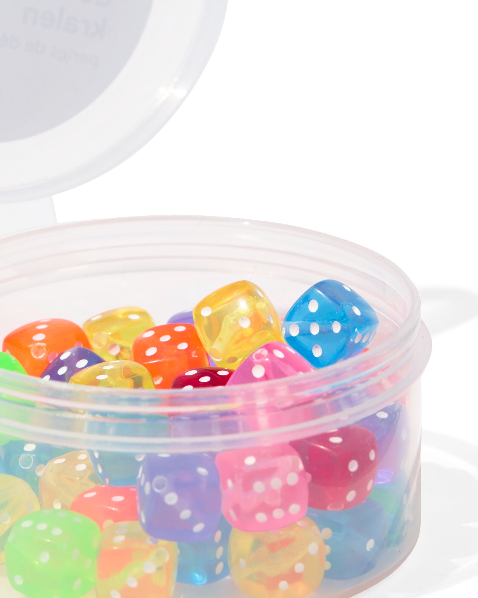 kralenmix glas dobbelsteen - 15900393 - HEMA