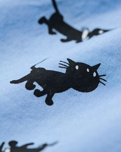 Takkie herenboxer print katoen blauw blauw - 19190170BLUE - HEMA