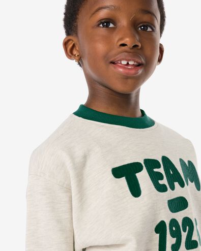 Kindersweater &bdquo;Team 1926&ldquo; ecru ecru - 30702524ECRU - HEMA