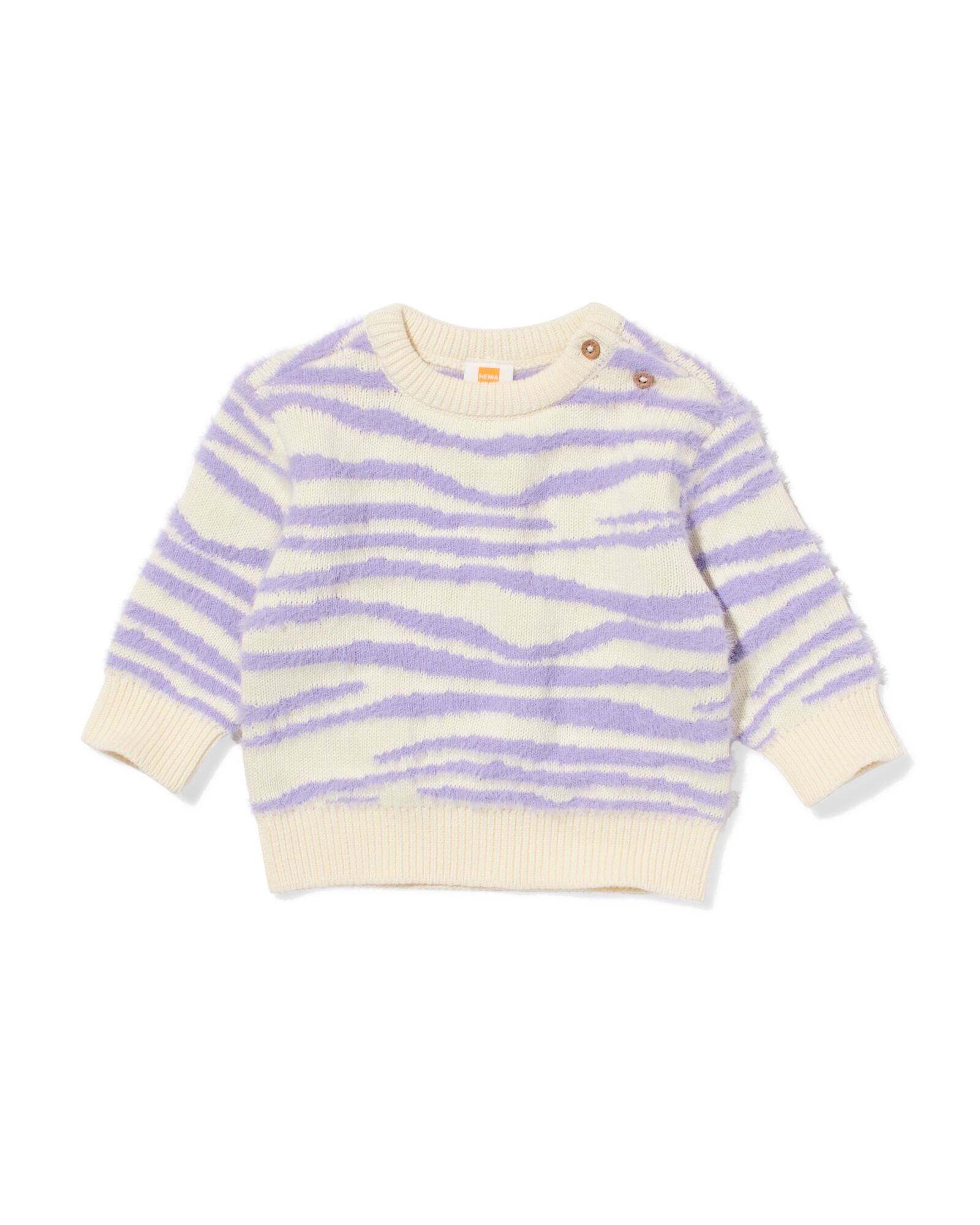 pull b&eacute;b&eacute; z&egrave;bre violet - 33023670PURPLE - HEMA