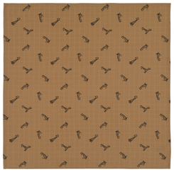 3er-Pack Mullwindeln, 60 x 60 cm, Struktur, Giraffe - 33360920 - HEMA