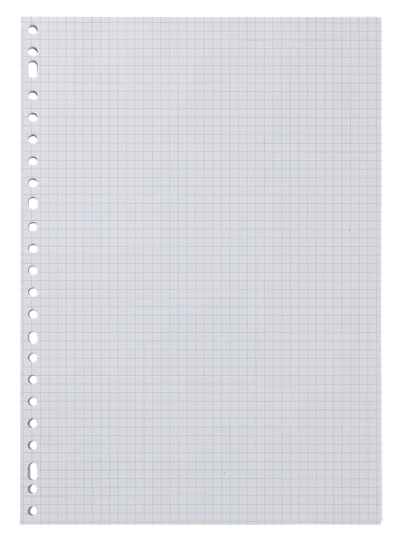 100 feuilles perfor&eacute;es &agrave; carreaux 5 x 5 mm - 14122303 - HEMA