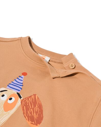 sweat b&eacute;b&eacute; chien marron - 33164570BROWN - HEMA