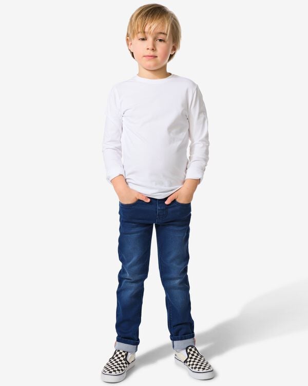 Kinder-Jogdenim, Skinnyhose dunkelblau dunkelblau - 1000028286 - HEMA